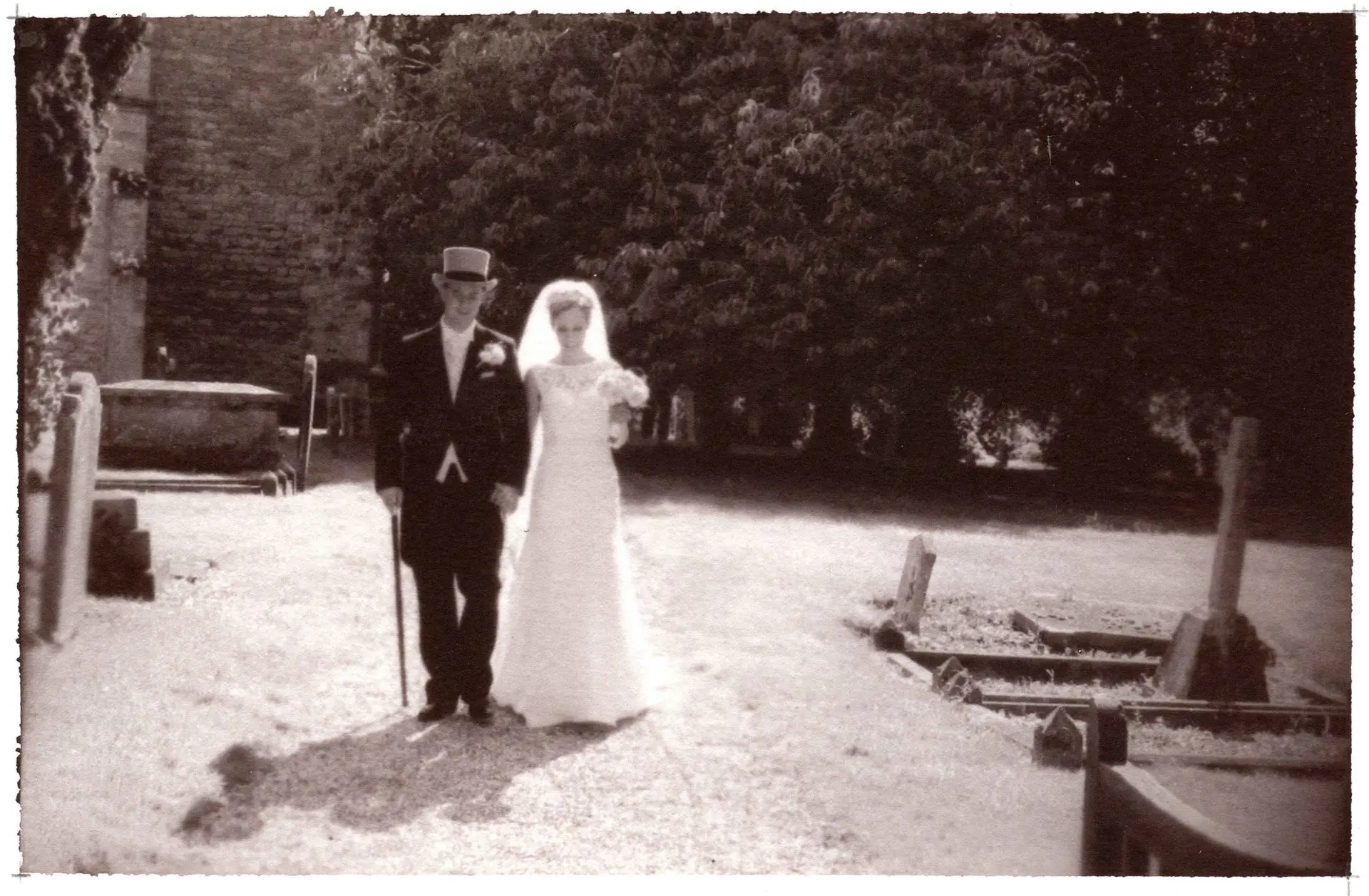 Photo de mariage, tirage au sel tonifié à l'or